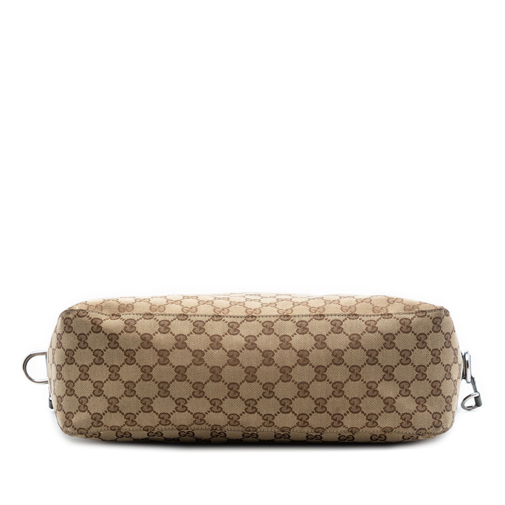 Pre-Loved Gucci Large GG Canvas Icon Bit Satchel - Picture 3 of 7